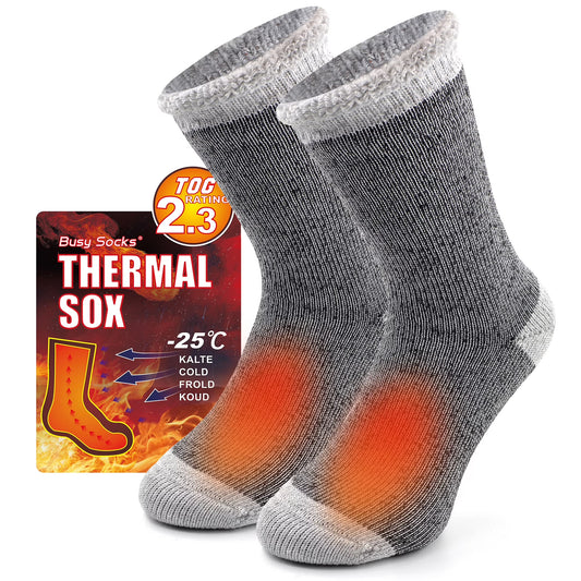 Men'S Thick Warm Thermal Sleeping Floor Socks,Large,Light Grey