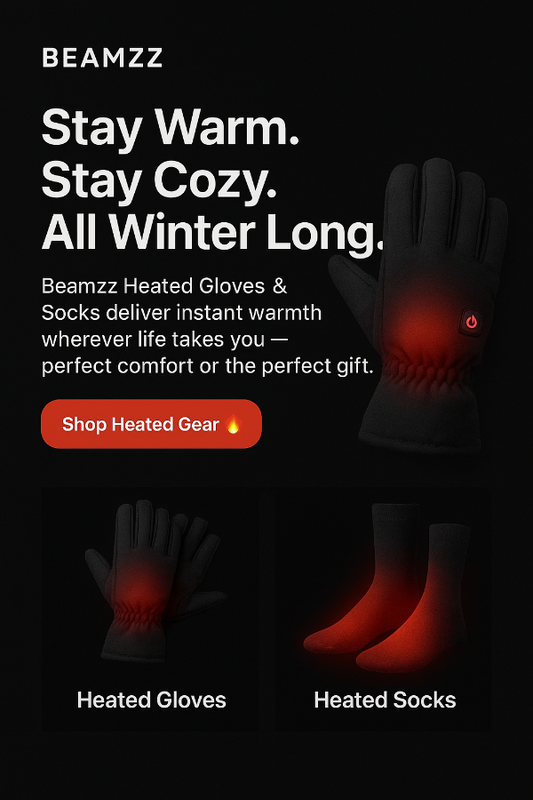 🔥 Beamzz Heat Bundle — Heated Gloves + FREE Heated Socks
